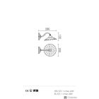 Incanti Fali lámpa 02-801-CC20 LEA