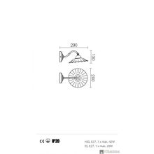 Incanti Fali lámpa 02-801-CC20 LEA