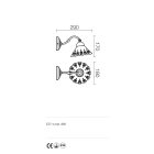 Incanti Fali lámpa 02-801-CT18 LEA