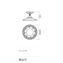 Incanti Mennyezeti lámpa 02-802-CF29 LEA