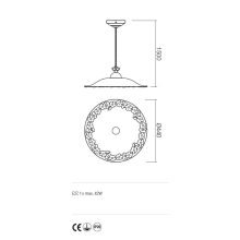 Incanti Függeszték 02-803-CF40 LEA