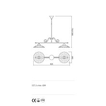 Incanti Függeszték 02-805-CC26 LEA