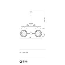 Incanti Függeszték 02-805-CF29 LEA