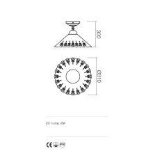 Incanti Mennyezeti lámpa 02-902-CT31 LEA