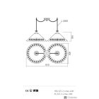 Incanti Függeszték 02-904-CT40 LEA