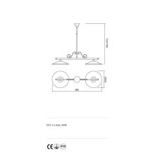 Incanti Függeszték 02-905-M30BR LEA