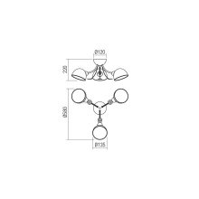 Redo Mennyezeti lámpa 02-966 SILMA