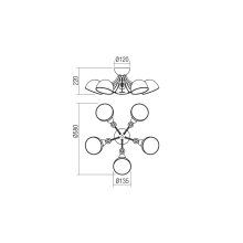 Redo Mennyezeti lámpa 02-967 SILMA