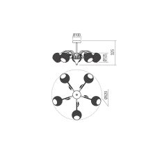Redo Mennyezeti lámpa 02-971 ASPERA