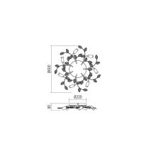 Redo Mennyezeti lámpa 02-981 TIARA