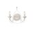 Ideal Lux Fali lámpa CORTE AP2 BIANCO ANTICO 028460