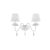 Ideal Lux Fali lámpa BLANCHE AP2 BIANCO 035598