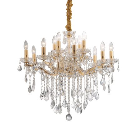 Ideal Lux Csillár FLORIAN SP12 ORO 035611