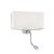 Ideal Lux Fali lámpa HOTEL AP2 BIANCO 035949