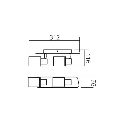 Redo Mennyezeti lámpa 04-310 PAVO