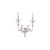 Ideal Lux Fali lámpa DOGE AP2 TRASPARENTE 044392