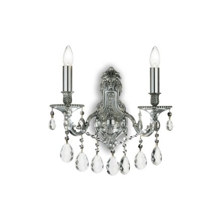 Ideal Lux Fali lámpa GIOCONDA AP2 ARGENTO 044910