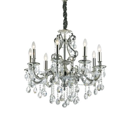 Ideal Lux Csillár GIOCONDA SP8 ARGENTO 044934
