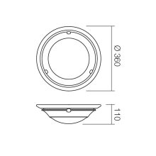 Redo SML Mennyezeti lámpa 05-429 ANTICA