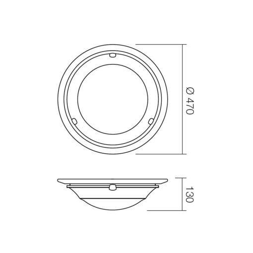 Redo SML Mennyezeti lámpa 05-430 ANTICA