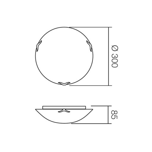 Redo SML Mennyezeti lámpa 05-760 SPIRA
