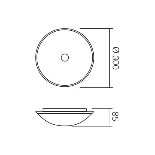 Redo SML Mennyezeti lámpa 05-796 SARDINIA