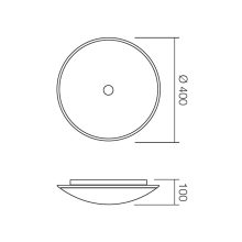Redo SML Mennyezeti lámpa 05-797 SARDINIA
