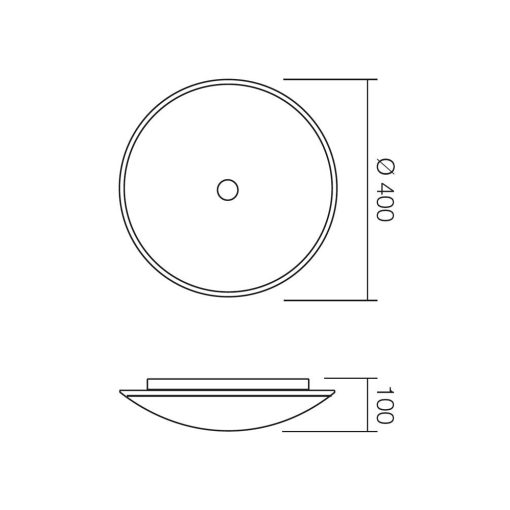 Redo SML Mennyezeti lámpa 05-797 SARDINIA