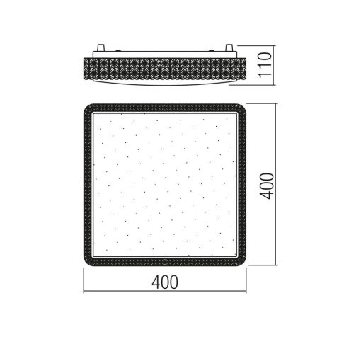 Redo SML Mennyezeti lámpa 05-846 TETRIS