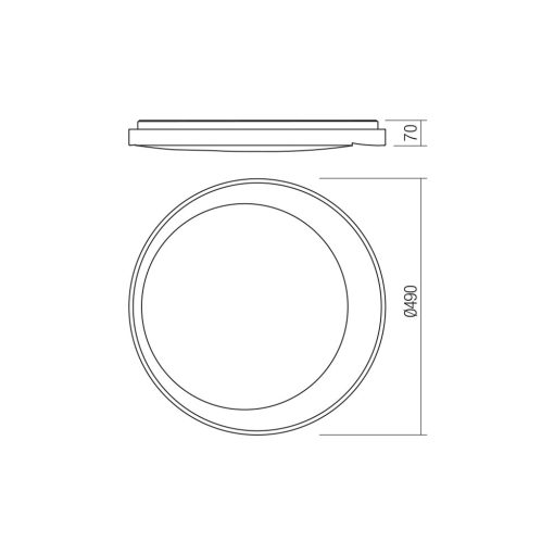 Redo Mennyezeti lámpa 05-902 PADDY