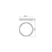 Redo Mennyezeti lámpa 05-924 OPTIC