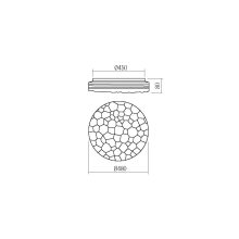Redo Mennyezeti lámpa 05-926 SQUASH