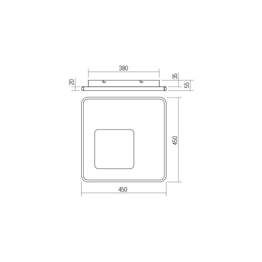 Redo Mennyezeti lámpa 05-961 SINTESI