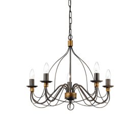 Ideal Lux Csillár CORTE SP5 RUGGINE 057187