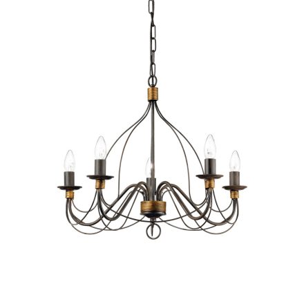 Ideal Lux Csillár CORTE SP5 RUGGINE 057187