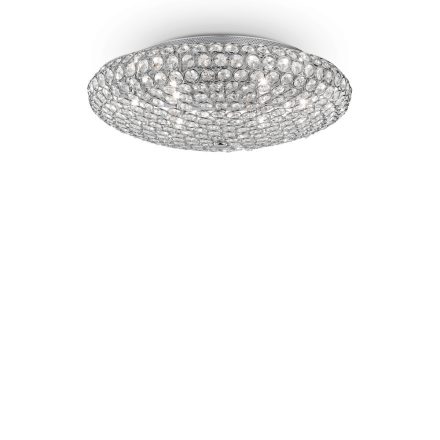 Ideal Lux Mennyezeti lámpa KING PL9 CROMO 073255
