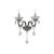 Ideal Lux Fali lámpa COLOSSAL AP2 GRIGIO 081496