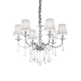 Ideal Lux Csillár PANTHEON SP6 ARGENTO 088051