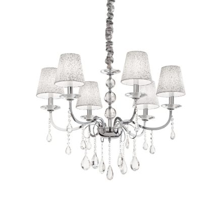 Ideal Lux Csillár PANTHEON SP6 ARGENTO 088051