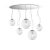 Ideal Lux Csillár MAPA MAX SP5 091112