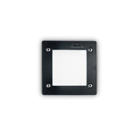 Ideal Lux Kültéri falba süllyesztett lámpa LETI PT1 SQUARE NERO 096582