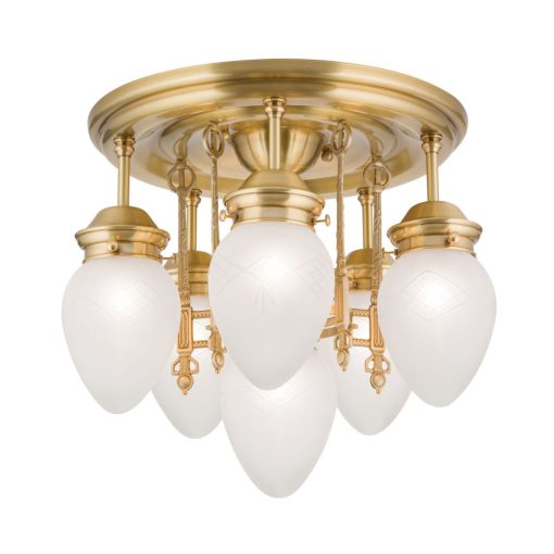 Orion Mennyezeti lámpa OR 1441-5+1 bronze-376 klar-matt BUDAPEST 108312