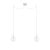 Ideal Lux Függeszték MINIMAL SP2 BIANCO OPACO 112718