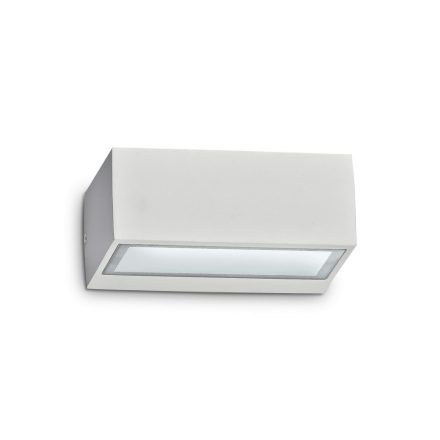 Ideal Lux Kültéri fali lámpa TWIN AP1 BIANCO 115351