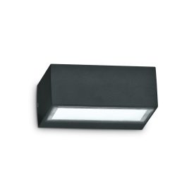 Ideal Lux Kültéri fali lámpa TWIN AP1 NERO 115375