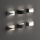 Ideal Lux Kültéri fali lámpa REX-2 AP1 NERO 118635