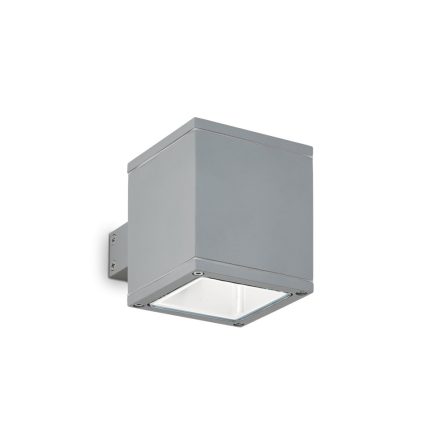 Ideal Lux Kültéri fali lámpa SNIF SQUARE AP1 GRIGIO 118666