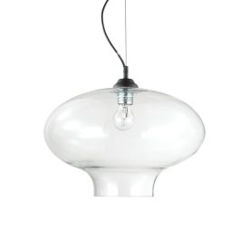   Ideal Lux Függeszték BISTRO' SP1 ROUND TRASPARENTE 120898
