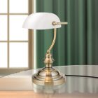Orion Asztali lámpa OR 4-587-1 Patina-opal BANKERSLAMP 150878