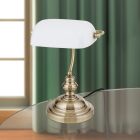 Orion Asztali lámpa OR 4-587-1 Patina-opal BANKERSLAMP 150878